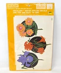 New Vintage Meyercord Decalart 0338 Floral Flower Large Water Applied Decals. Fixed Price $6.79.