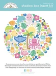 Doodlebug Design Shadow Box Insert Kit-summer Fun. Fixed Price $20.28.