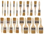 - Chip Set 24 Pack Natural China Bristle Paintbrush S.... Fixed Price $13.19.