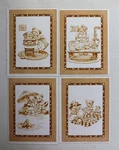 Tri-chem Pictures Paint Teddy Bear Family Set Of Four. Fixed Price $10.50.