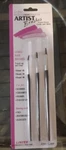 Linzer No. 2, 4, 6 Round Artist Brush Set For Oil Watercolor Decor Craft A383. Fixed Price $11.00.