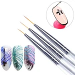 3PCS Painting Brush Set Liner Nail Drawing Thin Pen Tiny / 000. Fixed Price $5.36.