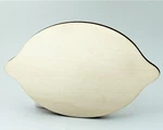Lemon Unfinished Wood Laser Cutout Shape Crafts Painting Door Hanger All Sizes. Fixed Price $17.99.