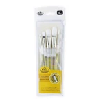 Royal And Langnickel 5 Piece White Taklon Set Count (pack Of 1),. Fixed Price $28.99.