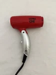 Chi Ultra Ceramic Folding Handle Mini Hair Blow Dryer Travel Red Silver. Fixed Price $19.99.