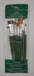 Nip Folkart One Stroke Value Pack Brush Set 1059 Flats Scruffy Script Liners. Fixed Price $17.99.