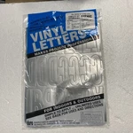 Graphic Products-permanent Adhesive Vinyl Letters & Numbers 3" 160/PKG-SILVER. Fixed Price $13.57.