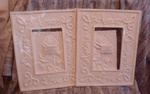 2 Current, Inc. Cotton Pressed Frame & Print Rose "amore, Love, Amor" Craft. Fixed Price $6.99.