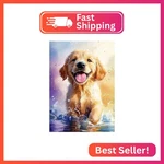 Heibago Cute Dog Diamond Art Kits For Adults, 5D Full Drill Round Animal Paintin. Fixed Price $11.46.