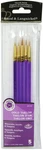 Value Pack Brush Sets Gold Taklon Acrylic Handle 5/PKG. Fixed Price $11.19.