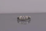 Sterling Silver 6MM Wire Wrapped Loop Collared Bali Band Ring 925 Sz:. Fixed Price $29.50.