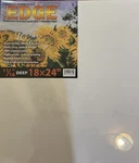 Box Of 7 18 X24 X3/4 Stretched Canvas 100% Natural Cotton Paintable Edges.. Fixed Price $65.00.