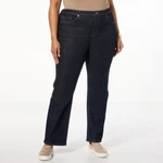 DG2 Diane Gilman Starlight Denim Straight Leg Tri-fit Jean Indigo 22W-24W-26W. Fixed Price $24.99.