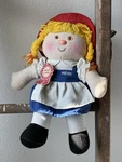 Animal Fair American Airlines Rag Doll Felt Heidi Blonde Swiss German Cool. Fixed Price $49.99.
