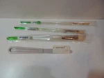 Brushes, Royal, Soft-grip Green Handle (3 Set #8) W Pallet Knife. Fixed Price $14.95.