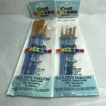 Royal & Langnickel 2 Sets Gold Taklon Artist (filbert,round,shader, Oval Wash). Fixed Price $11.01.