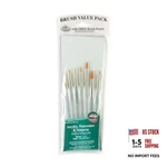Royal Zip N' Close Gold Taklon Clear Acrylic Handle Detail Brush. Fixed Price $13.85.