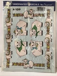Vintage Handpainted Decals By Decorcal A-109 Pigs 1992 Crafts. Fixed Price $5.85.
