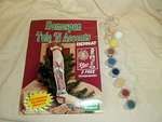 Vtg 1995 Christmas Homespun Tole Accents Bernat Santa Long & Tall Stocking Kit. Fixed Price $16.99.