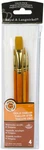 Royal & Langnickel(r) Gold Taklon Value Pack Brush SET-4/PKG 9111. Fixed Price $11.88.