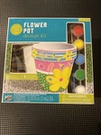 Your Own Flower Craft Kit, Pot, 5 Paints, Brush, And Stickers. Fixed Price $19.99.