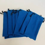 10-PACK Royal Blue Drawstring Sunglasses Pouch Flat Stiff Cloth Storage Bags. Fixed Price $11.99.