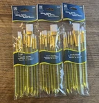 Loew Cornell 656 White Nylon Paint Brush Set Of 8 Exc Quality. Fixed Price $9.99.