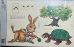Vtg Meyercord Decorative Transfer Slide On Decal Sheet Rabbit Hare Turtle 493-A. Fixed Price $24.99.