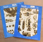 Vintage Meyercord Decals Stickers- Americana Designs 1940S 1950S. Fixed Price $10.99.