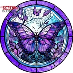 Ajepon Butterfly Diamond Painting Kits For Adults - Stained Glass. Fixed Price $9.03.