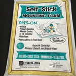Self Stick Art Needlecraft Mounting Foam New Package From The 1980'S Hi-tack. Fixed Price $11.99.
