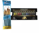 Myartscape Acrylic Paint Set - X 12ML Tubes & Of Brushes New. Fixed Price $9.99.