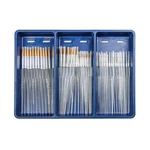 Royal & Langnickel Clear Choice Gold Taklon Round Brush Set. Fixed Price $68.95.
