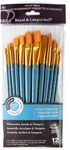 Royal Brush Manufacturing And Langnickel Zip N' Close 12-PIECE Set. Fixed Price $38.99.