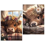 Mowana Pack Cow Diamond Art Kits For Adults 12X16 Inches, Baby. Fixed Price $15.80.