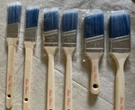 Bates- Paint Brushes 6 Pack Treated Wood Handle For Walls Stai. Fixed Price $10.99.