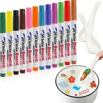 12 Colors Floating Water Magic Pens Set With Spoon Diy Creative Art Kit. Fixed Price $12.14.