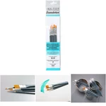 6 Pack Watercolour Brush Set Short Handle Round Flat Filbert Art Supplies. Fixed Price $31.44.