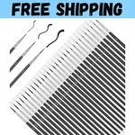 30 Pcs Miniature Tiny Detail Paint Brushes Fine Tips Artist Liner. Fixed Price $8.09.