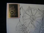 Tri-chem Flower Cart Liquid Embroidery Picture #7669- 12X18 Inches. Fixed Price $14.54.
