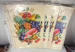 Vintage 1970S Large Meyercord Fruit Assortment Decal Transfer 1526-A Lot Of 8. Fixed Price $47.00.