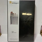Kingart : 8CT Finesse Brush Set Synthetic Kolinsky Sable. Fixed Price $29.05.