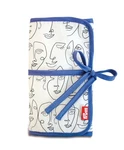 Needle & Crochet Hook Roll-up Storage Case, Artistic Faces. Fixed Price $51.39.