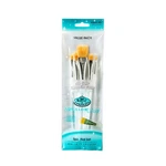 Aqualon Royal & Langnickel Wisp Flat Artist Brush Set, 5-PIECE. Fixed Price $29.97.