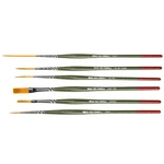 Set (6) Andrew Mack Tidwell Paint Brushes Series M/t Different Mediums Synthetic. Fixed Price $36.99.