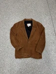 Vintage 70S Image Usa Suede Leather Blazer Jacket With Wood Buttons Large. Fixed Price $79.99.