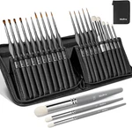 Nicpro Miniature Paint Brushes Dry - 20PCS Model Set With Nylo. Fixed Price $38.46.