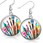 Artist Paint Brushes Teacher Student Gift Earrings .925 Sterling. Fixed Price $14.95.