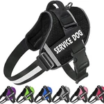 Reflective Service Dog Vest Harness, Woven Nylon With Adjustable Straps Xs-xxl. Fixed Price $25.13.