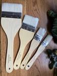 Yasutomo Hake Brushes - Flat Wood Handles Sheep Hair. Fixed Price $7.25.